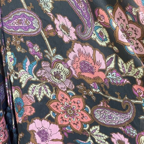 Anthropologie Storia Mini Dress Floral Print Boho Size Medium Romantic - Picture 3 of 15